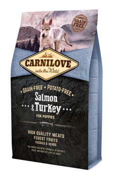 Carnilove Dog Salmon & Turkey for Puppies 4kg VAFO Carnilove Praha s.r.o.