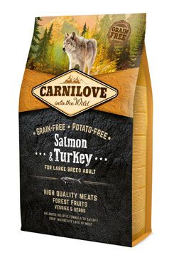Carnilove Dog Salmon & Turkey for LB Adult 4kg VAFO Carnilove Praha s.r.o.