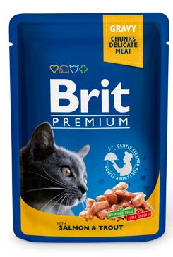 Brit Premium Cat kapsa with Salmon & Trout 100g VAFO Praha s.r.o.