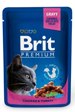 Brit Premium Cat kapsa with Chicken & Turkey 100g VAFO Praha s.r.o.