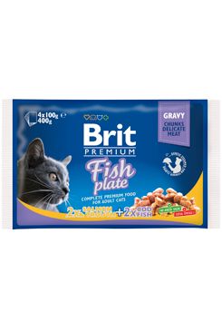 Brit Premium Cat kapsa Fish Plate 400g (4x100g) VAFO Praha s.r.o.
