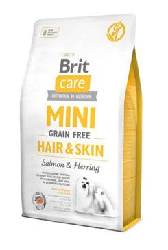 Brit Care Dog Mini Grain Free Hair & Skin 7kg VAFO Brit Care Praha s.r.o.
