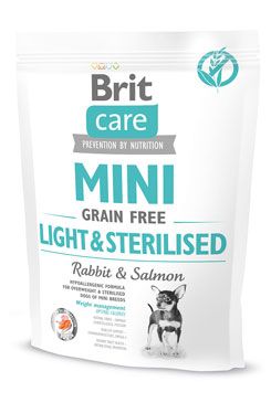 Brit Care Dog Mini Grain Free Light & Sterilised 400g VAFO Brit Care Praha s.r.o.