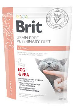 Brit VD Cat GF Renal 400g VAFO Brit Veterinární diety Praha s.r.o.