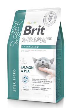 Brit VD Cat GF Care Sterilised 2kg VAFO Brit Veterinární diety Praha s.r.o.