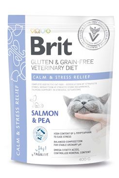 Brit VD Cat GF Care Calm&Stress Relief 400g VAFO Brit Veterinární diety Praha s.r.o.