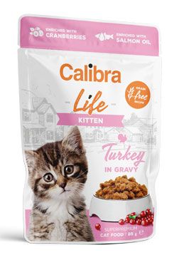 Calibra Cat Life kapsa Kitten Turkey in gravy 85g Calibra Life