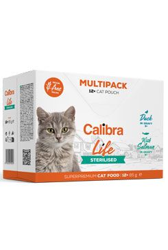 Calibra Cat Life kapsa Sterilised Multipack 12x85g Calibra Life