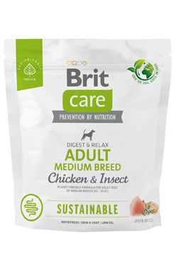 Brit Care Dog Sustainable Adult Medium Breed 1kg VAFO Brit Care Praha s.r.o.