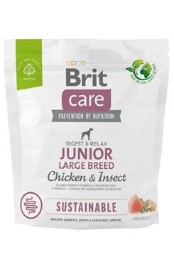 Brit Care Dog Sustainable Junior Large Breed 1kg VAFO Brit Care Praha s.r.o.