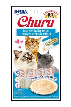 Churu Cat Tuna with Scallop 4x14g INABA FOODS Co., Ltd.