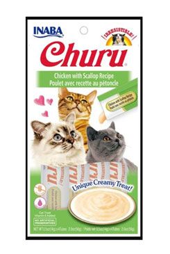 Churu Cat Chicken with Scallop 4x14g INABA FOODS Co., Ltd.