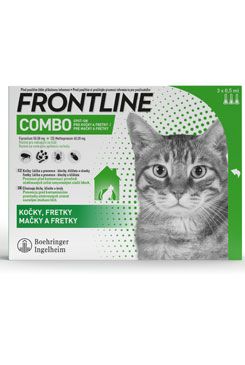 FRONTLINE COMBO spot-on pro kočky - 3x0,5ml Boehringer Ingelheim Vetmedica GmbH