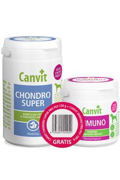 Canvit Chondro Super 230g+Canvit Imunno pro psy 100g Canvit s.r.o. NEW