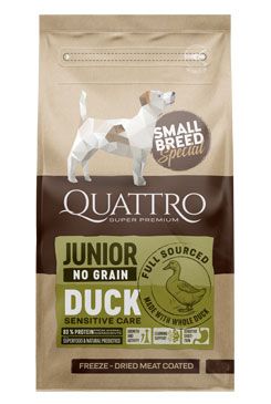 QUATTRO Dog Dry SB Junior Kachna 7kg AB Kauno Grudai