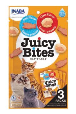 Churu Cat Juicy Bites Fish&Clam Flavor 3x11,3g INABA FOODS Co., Ltd.