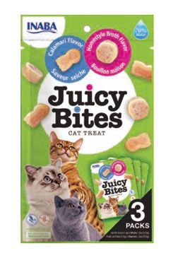 Churu Cat Juicy Bites Broth&Calamari Flavor3x11,3g INABA FOODS Co., Ltd.