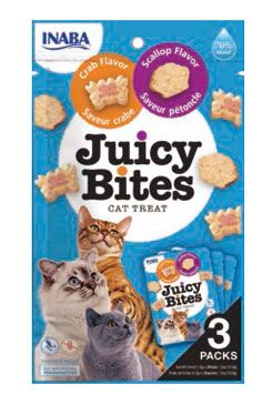 Churu Cat Juicy Bites Scallop&Crab Flavor 3x11,3g INABA FOODS Co., Ltd.