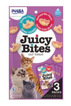 Churu Cat Juicy Bites Shrimp&Seafood Flavor3x11,3g INABA FOODS Co., Ltd.