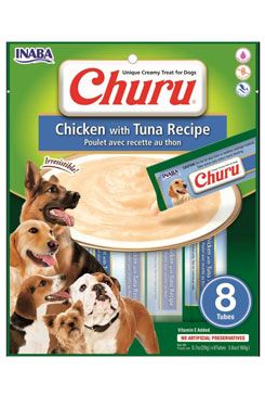 Churu Dog Chicken&Tuna 8x20g INABA FOODS Co., Ltd.