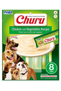 Churu Dog Chicken with Vegetables 8x20g INABA FOODS Co., Ltd.