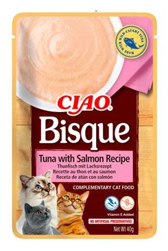 Churu Cat CIAO Bisque Tuna with salmon Recipe 40g INABA FOODS Co., Ltd.