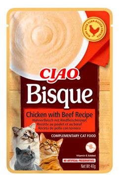 Churu Cat CIAO Bisque Chicken with Beef Recipe 40g INABA FOODS Co., Ltd.