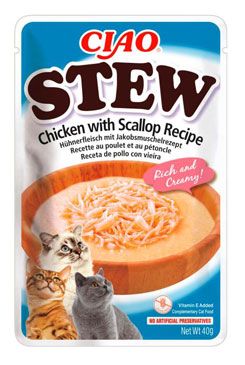 Churu Cat CIAO Stew Chicken with Scallop Recipe 40g INABA FOODS Co., Ltd.