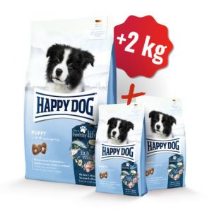 Happy Dog Puppy 10kg + 2kg ZDARMA