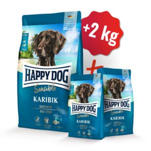 Happy Dog Karibik 11+ 2kg ZDARMA