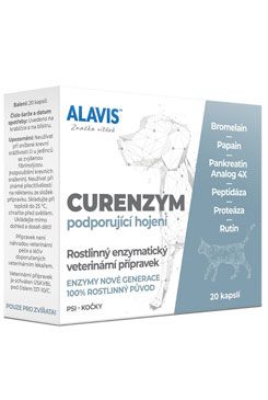 Alavis Enzymoterapie-Curenzym pro psy a kočky 20cps Pharma United