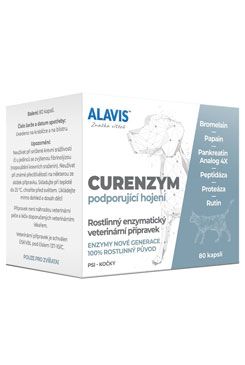 Alavis Enzymoterapie-Curenzym pro psy a kočky 80cps Pharma United