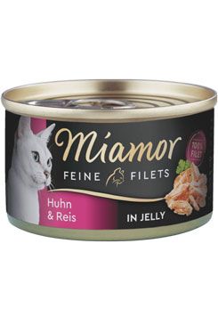 Miamor Cat Filet konzerva kuře+rýže v želé 100g Finnern