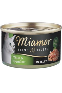 Miamor Cat Filet konzerva tuňák+zelenina v želé 100g Finnern