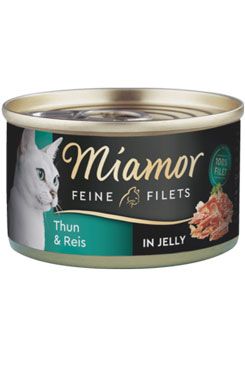 Miamor Cat Filet konzerva tuňák+rýže v želé 100g Finnern