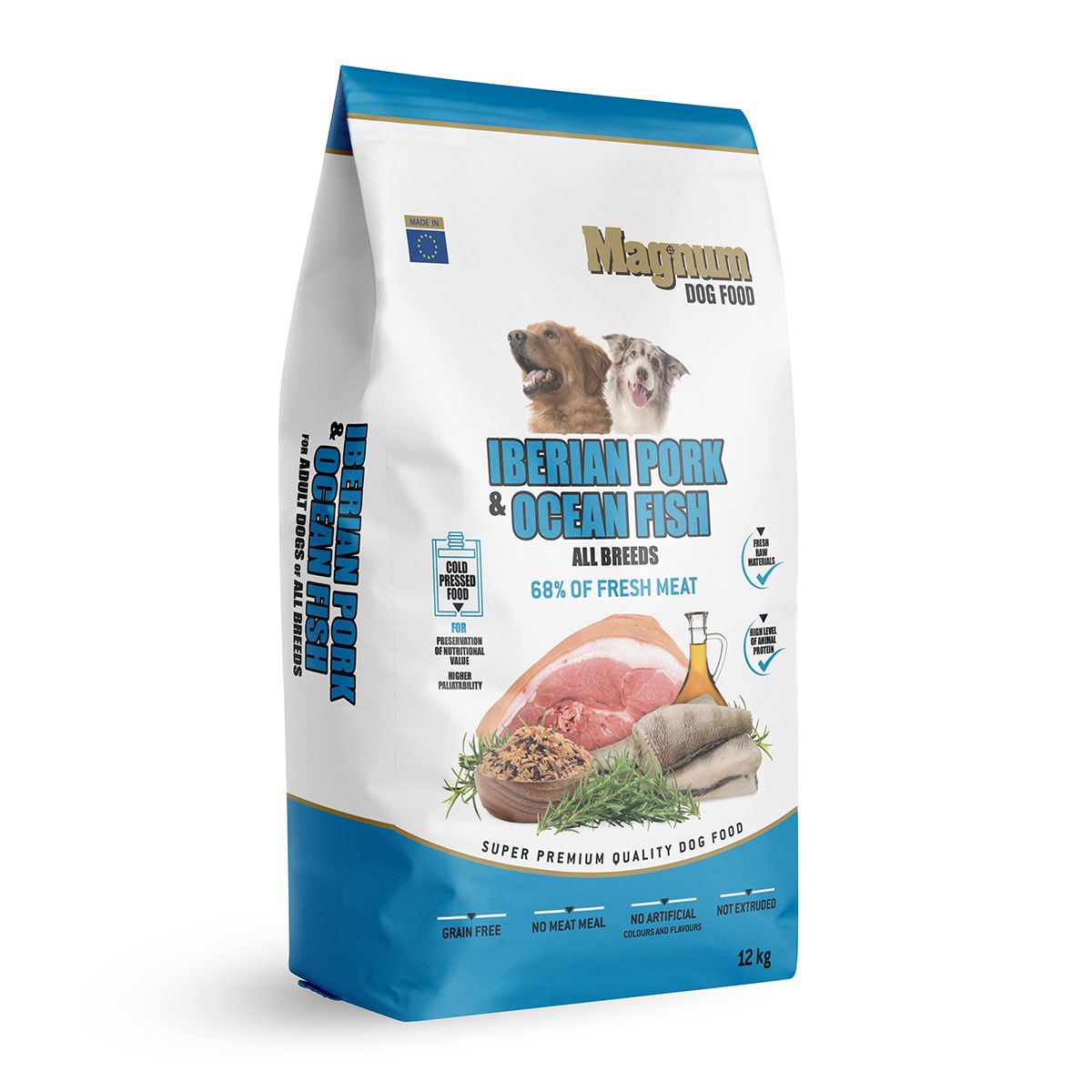 Magnum Iberian Pork & Ocean Fish All Breed 12kg Magnum dog food