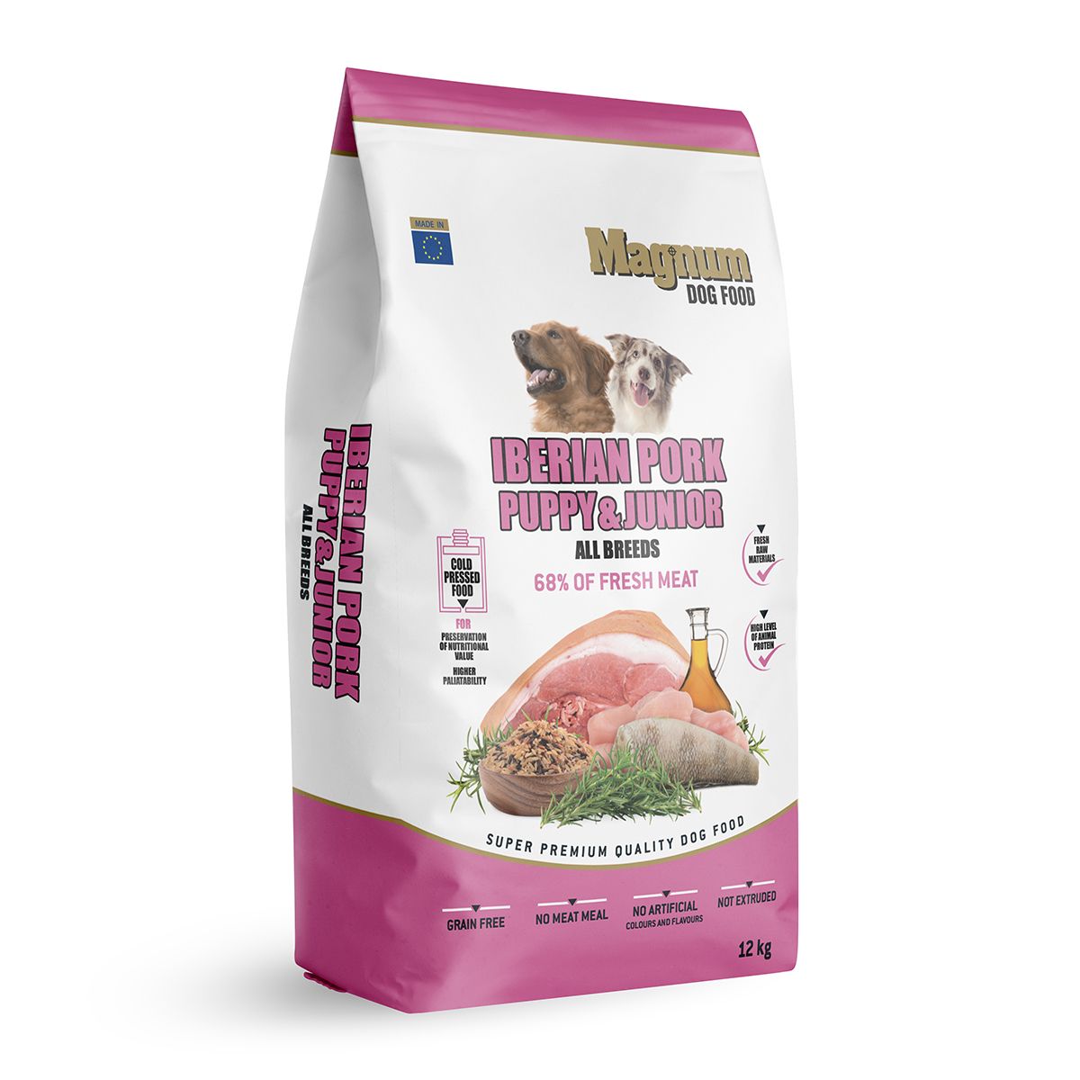 Magnum Iberian Pork Puppy & Junior 12kg Magnum dog food