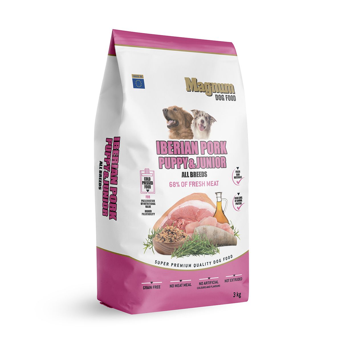 Magnum Iberian Pork Puppy & Junior 3kg Magnum dog food