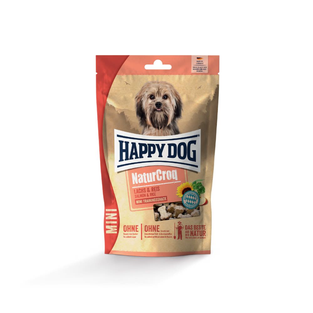 Happy Dog NaturCroq Mini Snack Lachs 100 g Euroben