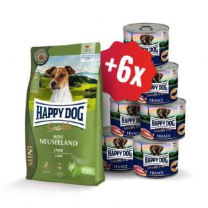 Happy Dog NEW Mini Neuseeland 10 kg + 6x konzerva ZDARMA