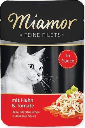 Miamor Cat Filet kapsa kuře+rajče v želé 100g Finnern Miamor