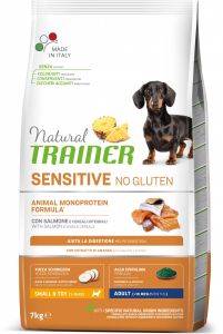 Trainer Natural Sensitive No gluten Adult Mini losos 7kg