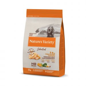 Nature´s variety selected pro střední psy s kuřecím 12kg Natures Variety