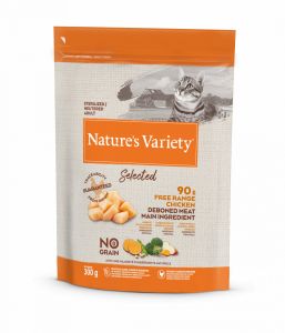 Nature´s variety selected pro kastrované kočky s kuřecím 300g Natures Variety