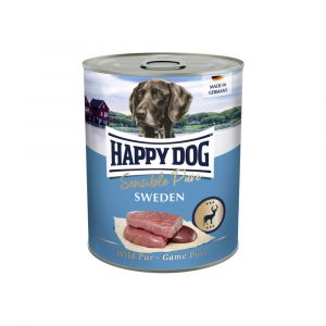 Happy Dog Wild Pur Sweden - zvěřinová 6x800 g SET 5+1 ZDARMA Euroben