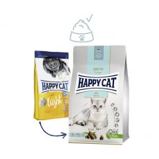 Happy Cat Sensitive Light 1,3 kg SET 1+1 ZDARMA Euroben
