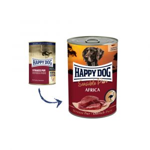Happy Dog Strauß Pur Africa - pštrosí 400 g