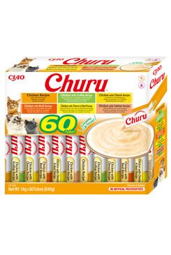 Churu Cat BOX Chicken Variety 60x14g INABA FOODS Co., Ltd.