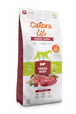 Calibra Dog Life Junior Large Fresh Beef 2,5kg Calibra Life