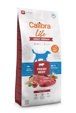 Calibra Dog Life Adult Medium Fresh Beef 12kg Calibra Life